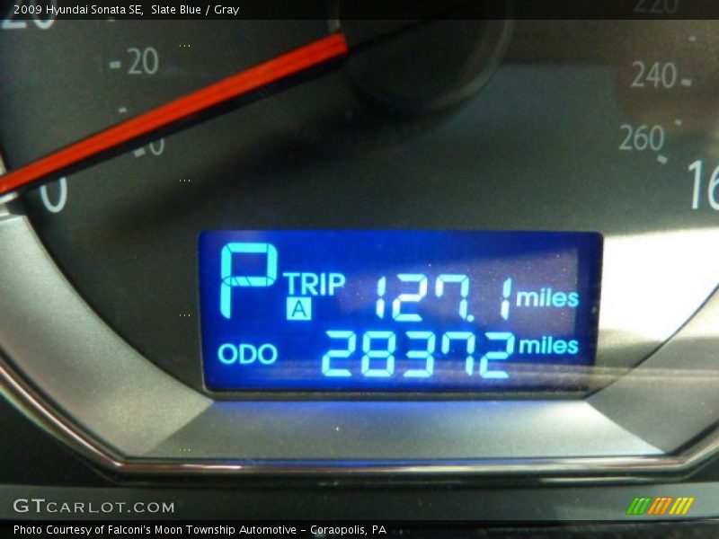 Slate Blue / Gray 2009 Hyundai Sonata SE