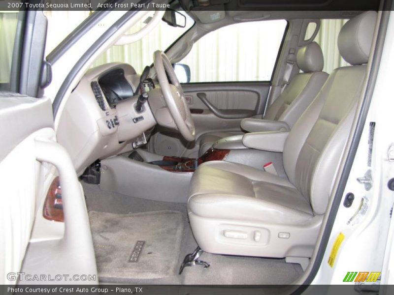 Arctic Frost Pearl / Taupe 2007 Toyota Sequoia Limited