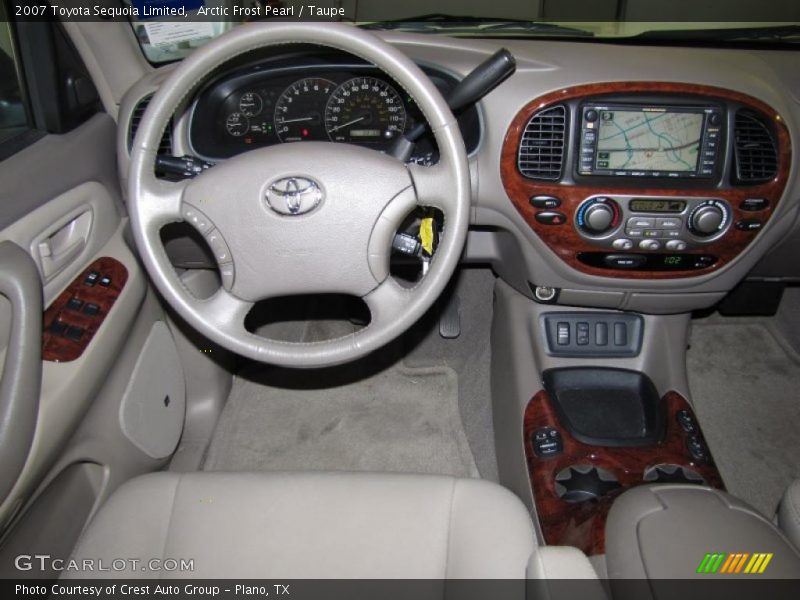 Arctic Frost Pearl / Taupe 2007 Toyota Sequoia Limited