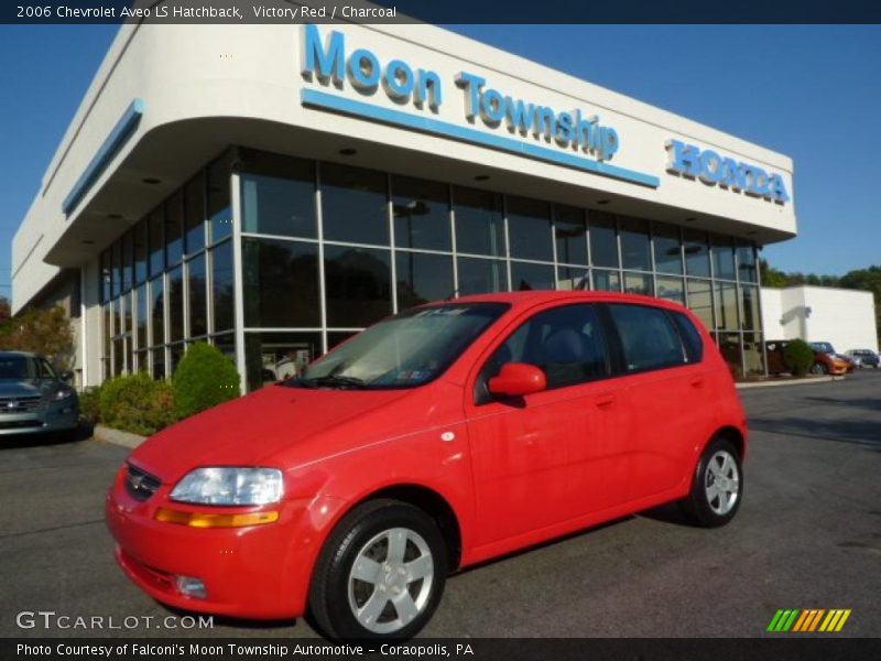 Victory Red / Charcoal 2006 Chevrolet Aveo LS Hatchback