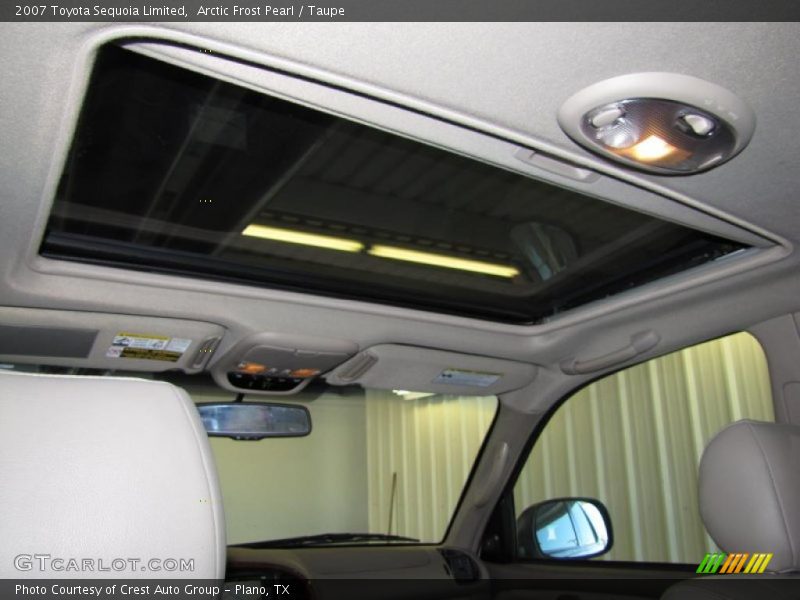 Arctic Frost Pearl / Taupe 2007 Toyota Sequoia Limited