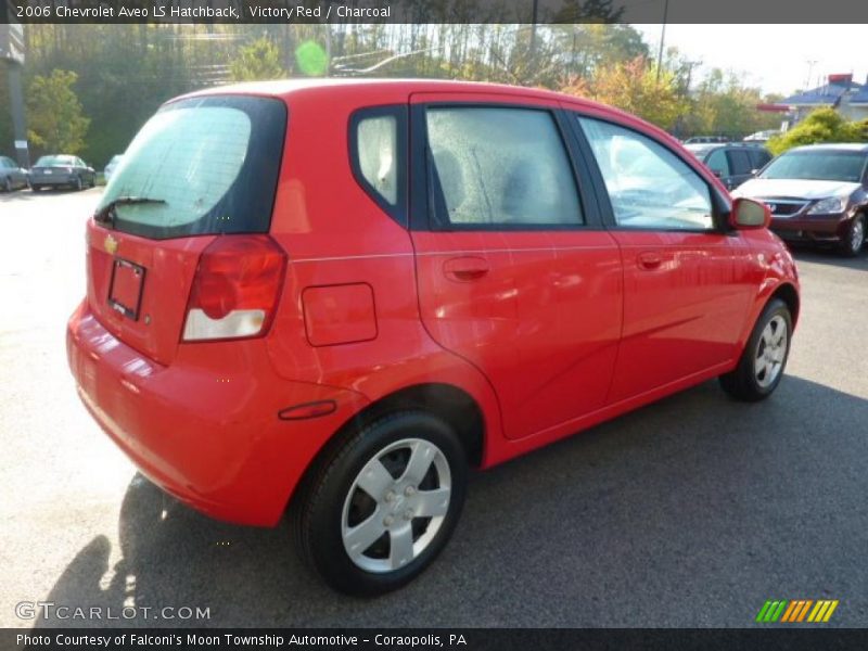 Victory Red / Charcoal 2006 Chevrolet Aveo LS Hatchback