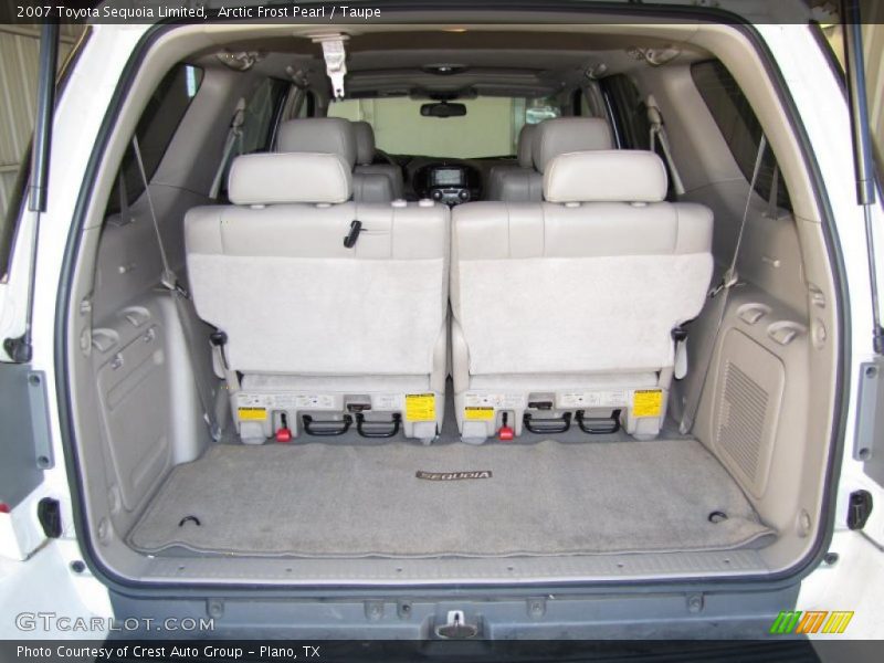 Arctic Frost Pearl / Taupe 2007 Toyota Sequoia Limited