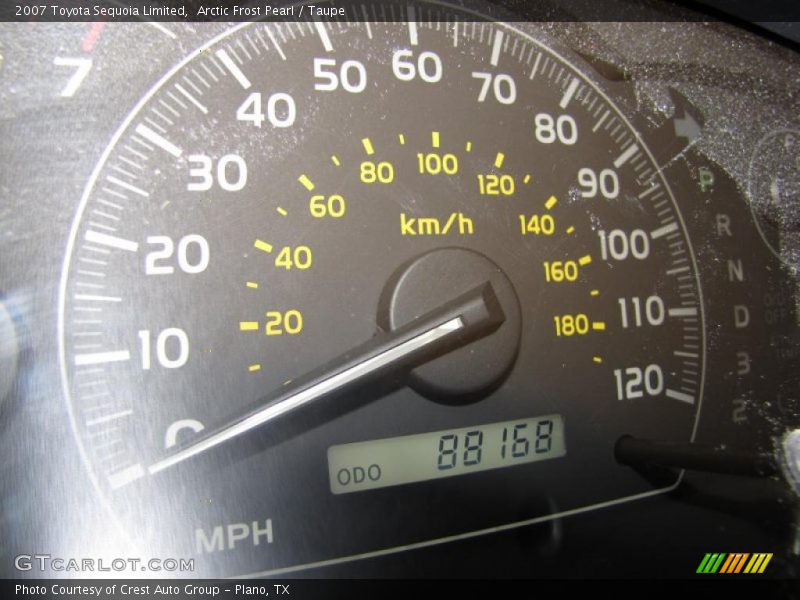 Arctic Frost Pearl / Taupe 2007 Toyota Sequoia Limited