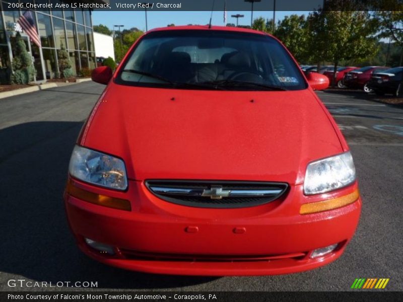 Victory Red / Charcoal 2006 Chevrolet Aveo LS Hatchback