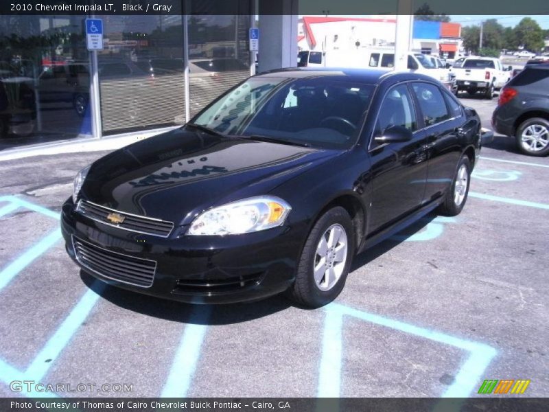 Black / Gray 2010 Chevrolet Impala LT
