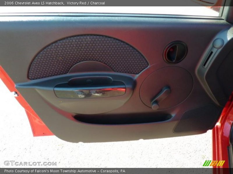 Victory Red / Charcoal 2006 Chevrolet Aveo LS Hatchback