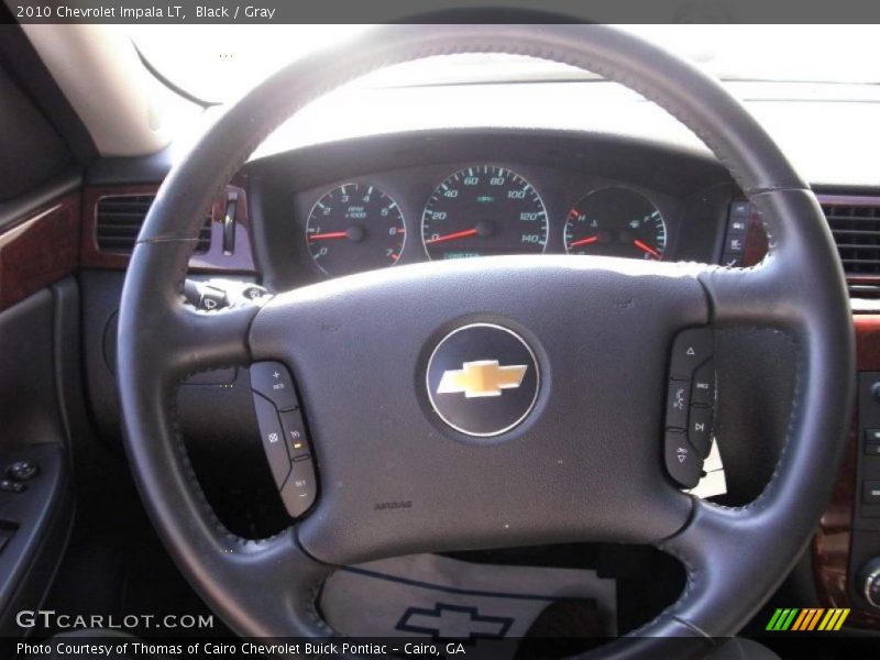 Black / Gray 2010 Chevrolet Impala LT