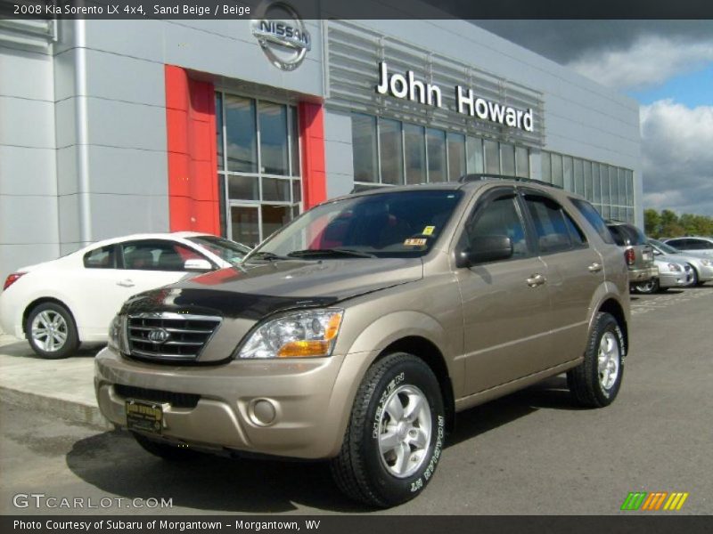 Sand Beige / Beige 2008 Kia Sorento LX 4x4