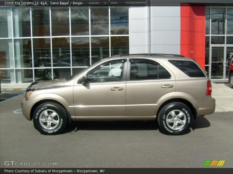 Sand Beige / Beige 2008 Kia Sorento LX 4x4