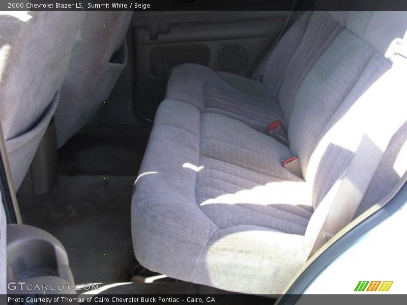 Summit White / Beige 2000 Chevrolet Blazer LS
