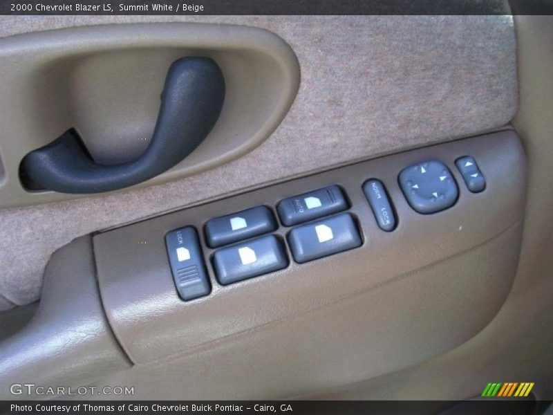 Summit White / Beige 2000 Chevrolet Blazer LS