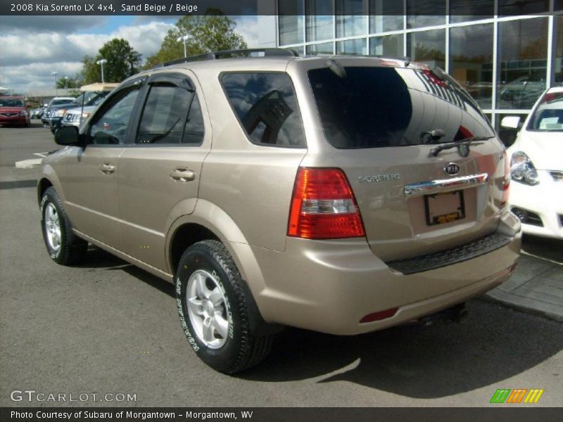 Sand Beige / Beige 2008 Kia Sorento LX 4x4