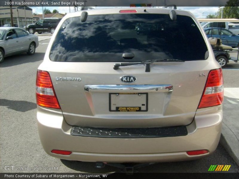 Sand Beige / Beige 2008 Kia Sorento LX 4x4