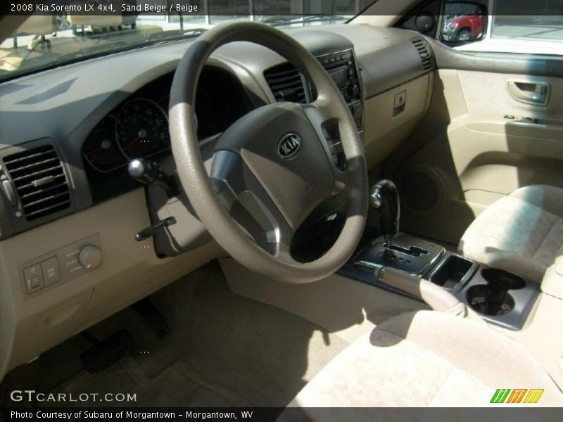 Sand Beige / Beige 2008 Kia Sorento LX 4x4