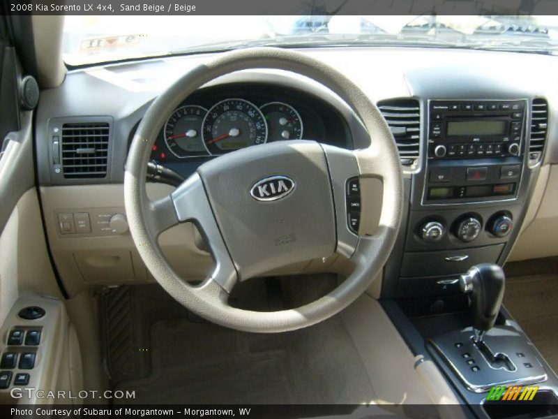 Sand Beige / Beige 2008 Kia Sorento LX 4x4