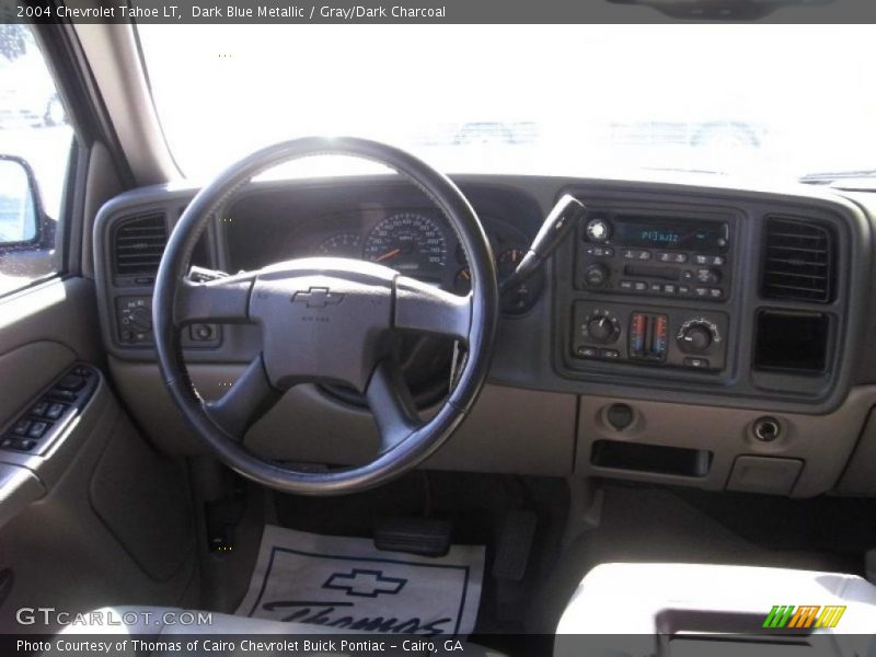 Dark Blue Metallic / Gray/Dark Charcoal 2004 Chevrolet Tahoe LT