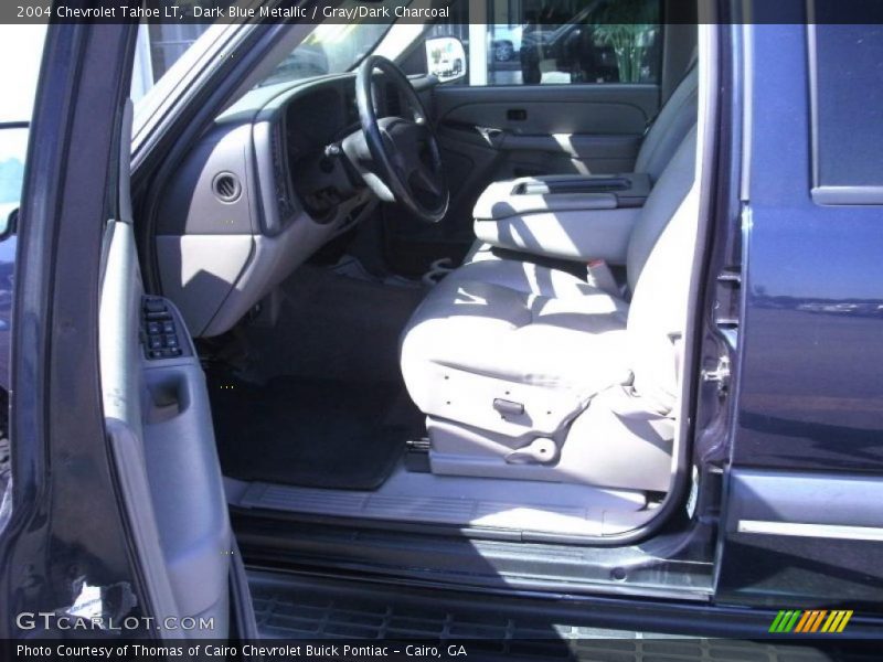 Dark Blue Metallic / Gray/Dark Charcoal 2004 Chevrolet Tahoe LT