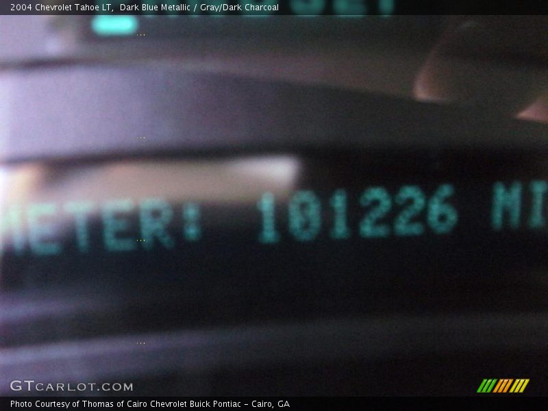 Dark Blue Metallic / Gray/Dark Charcoal 2004 Chevrolet Tahoe LT
