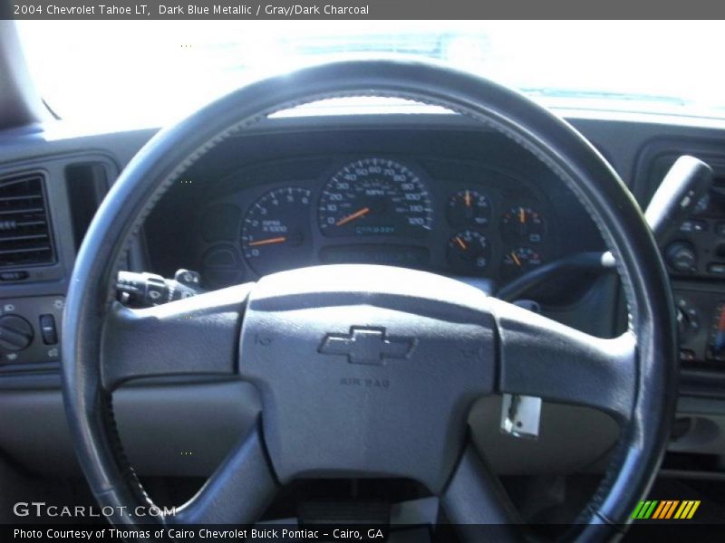 Dark Blue Metallic / Gray/Dark Charcoal 2004 Chevrolet Tahoe LT