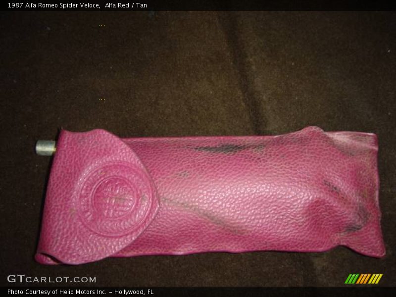 Alfa Red / Tan 1987 Alfa Romeo Spider Veloce