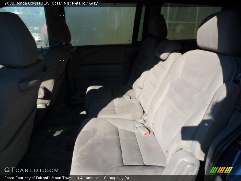 Ocean Mist Metallic / Gray 2008 Honda Odyssey EX