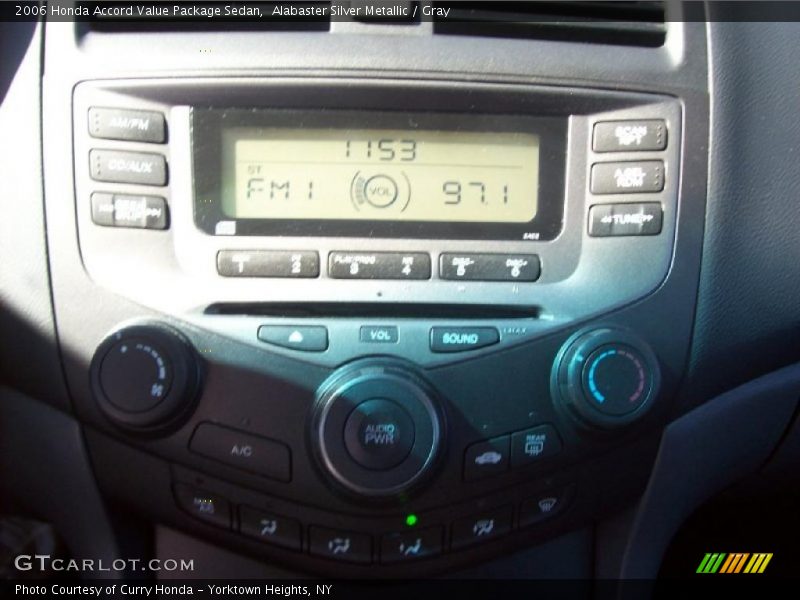 Alabaster Silver Metallic / Gray 2006 Honda Accord Value Package Sedan