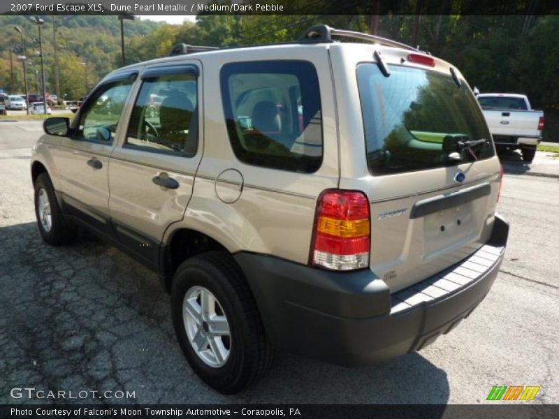 Dune Pearl Metallic / Medium/Dark Pebble 2007 Ford Escape XLS