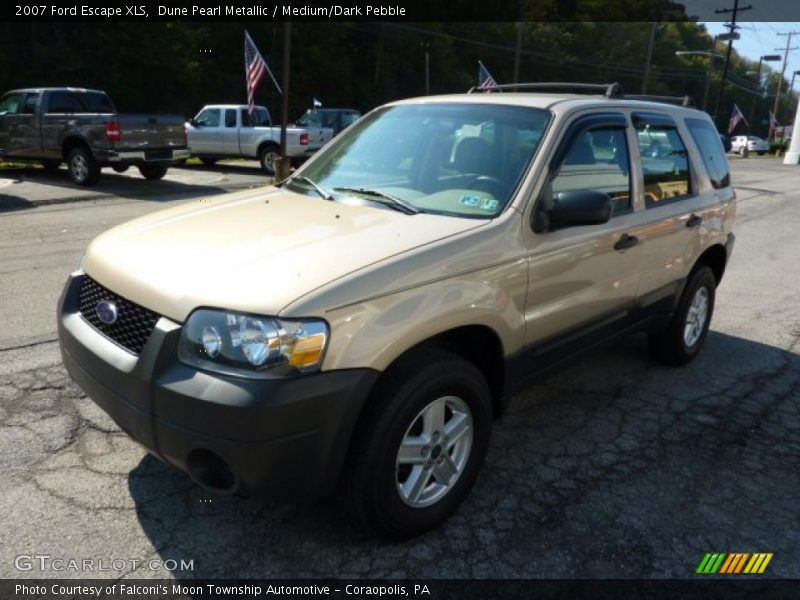 Dune Pearl Metallic / Medium/Dark Pebble 2007 Ford Escape XLS