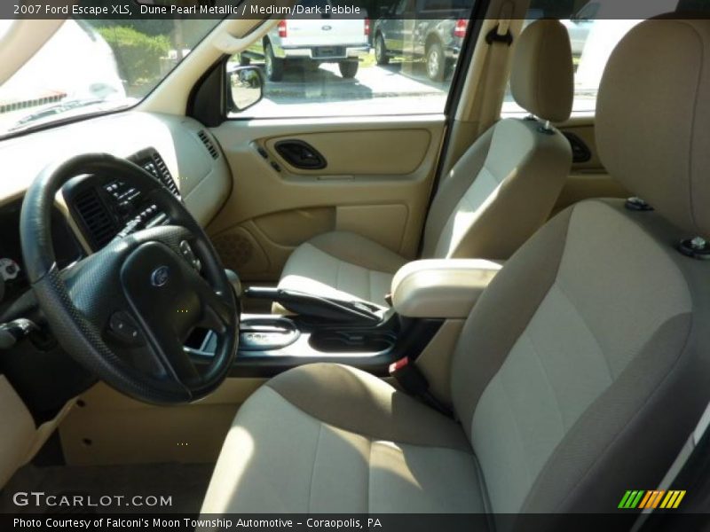 Dune Pearl Metallic / Medium/Dark Pebble 2007 Ford Escape XLS