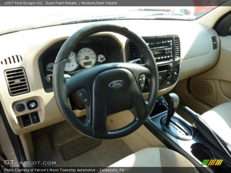 Dune Pearl Metallic / Medium/Dark Pebble 2007 Ford Escape XLS