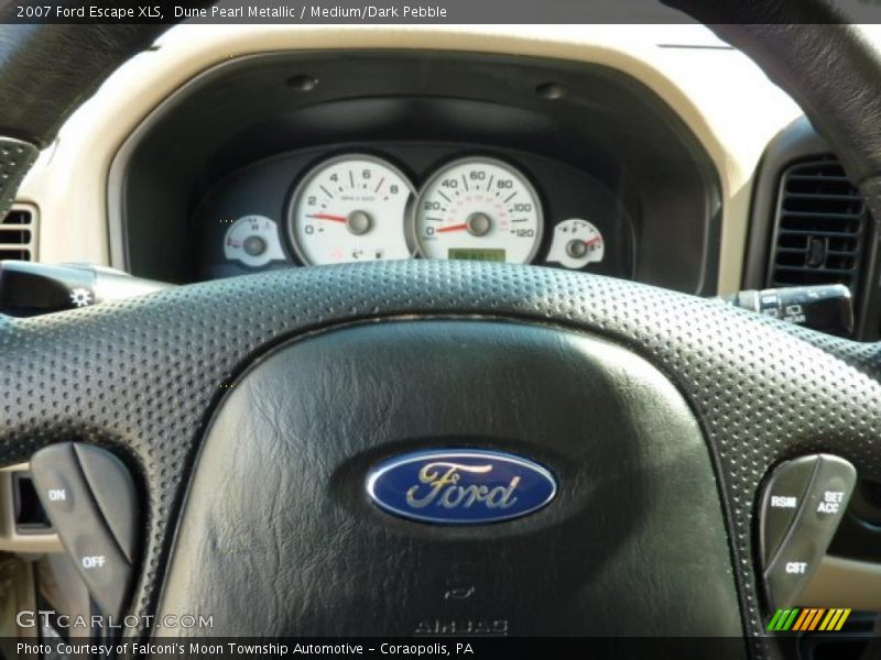Dune Pearl Metallic / Medium/Dark Pebble 2007 Ford Escape XLS