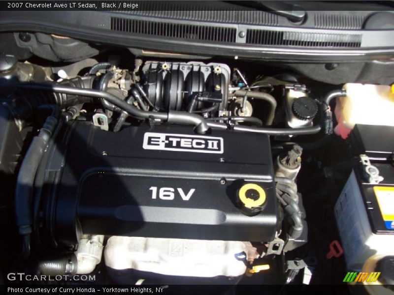 Black / Beige 2007 Chevrolet Aveo LT Sedan