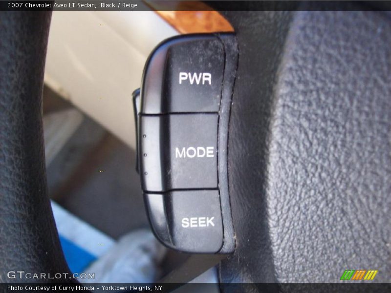 Black / Beige 2007 Chevrolet Aveo LT Sedan