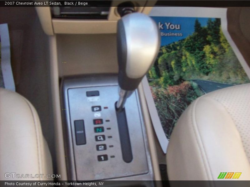 Black / Beige 2007 Chevrolet Aveo LT Sedan