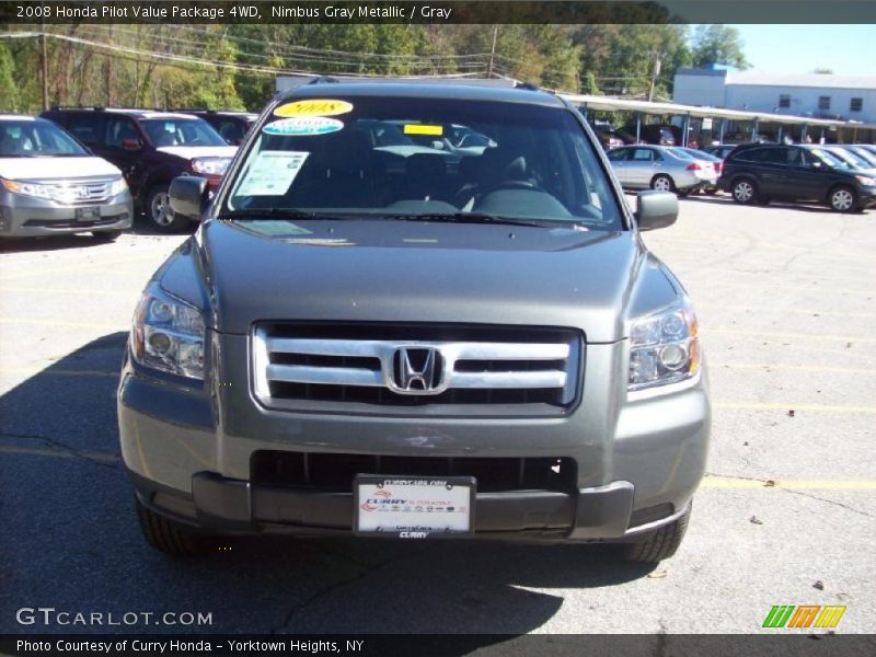 Nimbus Gray Metallic / Gray 2008 Honda Pilot Value Package 4WD