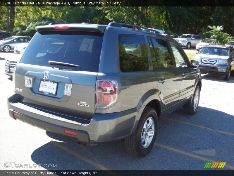 Nimbus Gray Metallic / Gray 2008 Honda Pilot Value Package 4WD