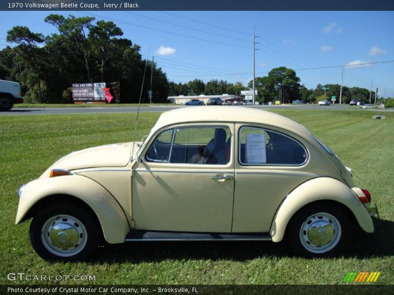 Ivory / Black 1970 Volkswagen Beetle Coupe
