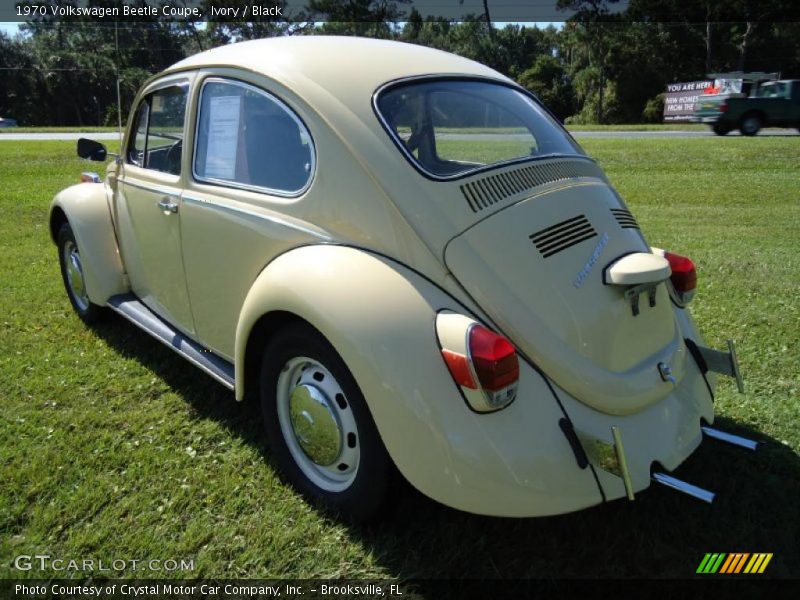 Ivory / Black 1970 Volkswagen Beetle Coupe