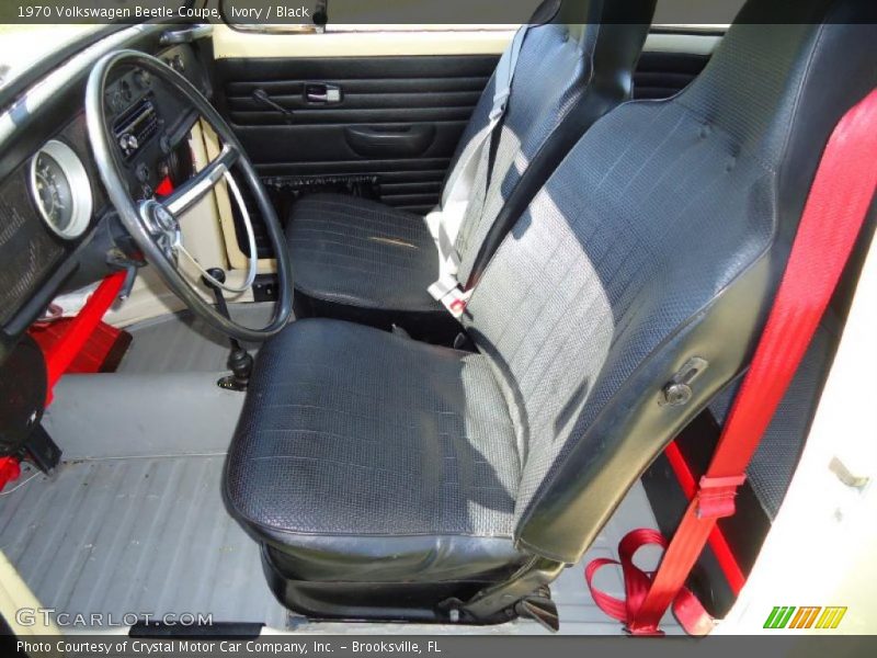 Ivory / Black 1970 Volkswagen Beetle Coupe