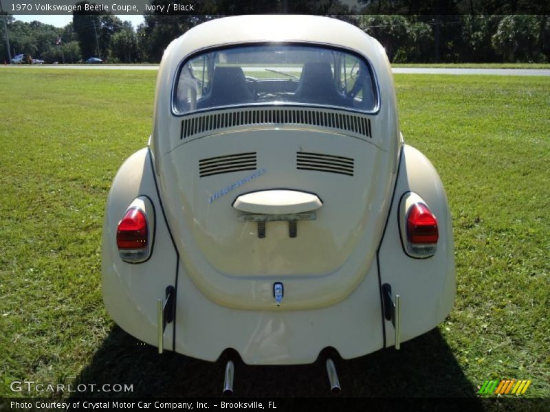 Ivory / Black 1970 Volkswagen Beetle Coupe