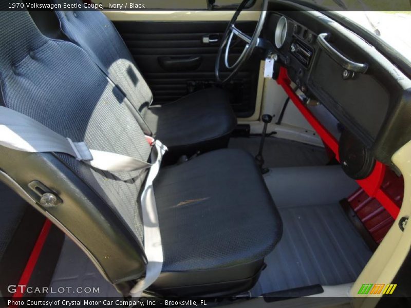 Ivory / Black 1970 Volkswagen Beetle Coupe
