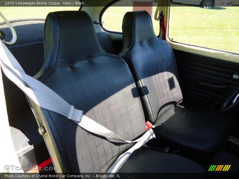 Ivory / Black 1970 Volkswagen Beetle Coupe