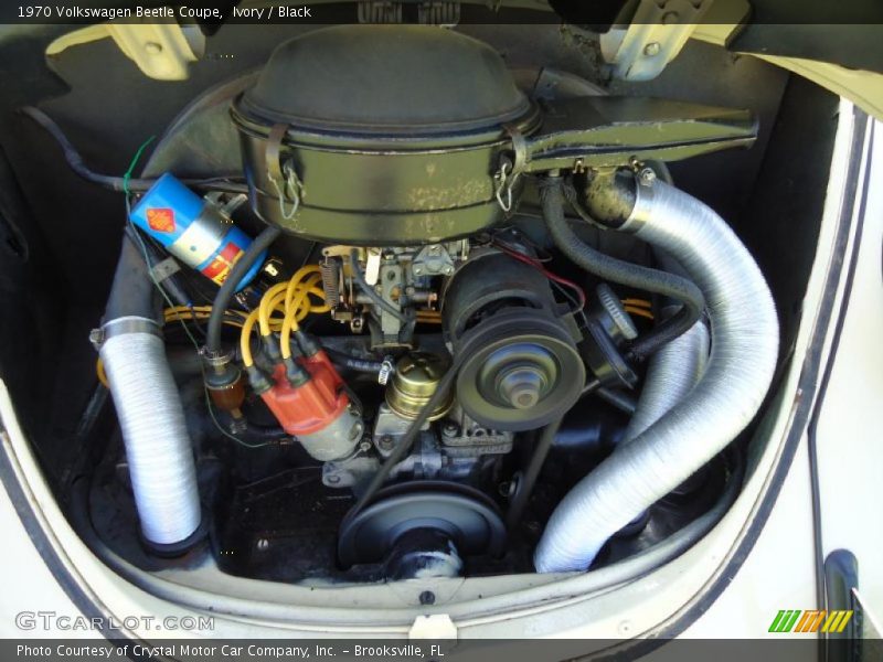 Ivory / Black 1970 Volkswagen Beetle Coupe
