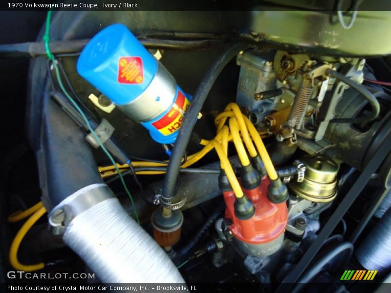 Ivory / Black 1970 Volkswagen Beetle Coupe