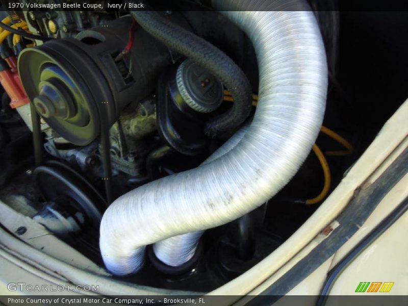 Ivory / Black 1970 Volkswagen Beetle Coupe