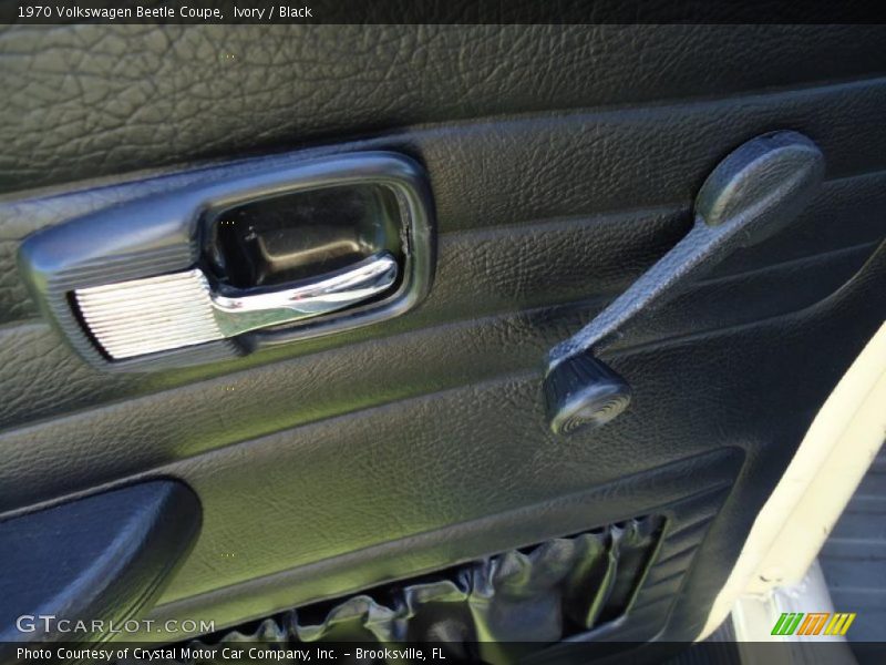 Ivory / Black 1970 Volkswagen Beetle Coupe