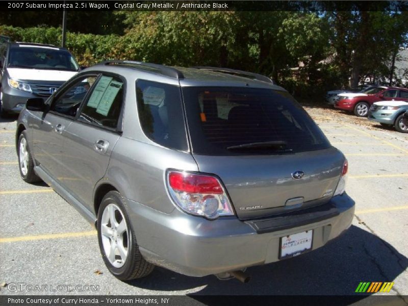 Crystal Gray Metallic / Anthracite Black 2007 Subaru Impreza 2.5i Wagon