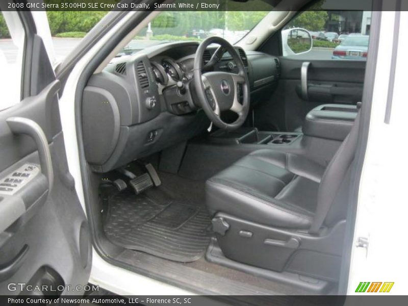 Summit White / Ebony 2008 GMC Sierra 3500HD SLE Crew Cab Dually