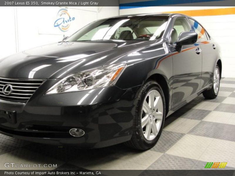 Smokey Granite Mica / Light Gray 2007 Lexus ES 350